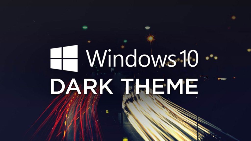 Download Windows 10 Dark Edition Theme